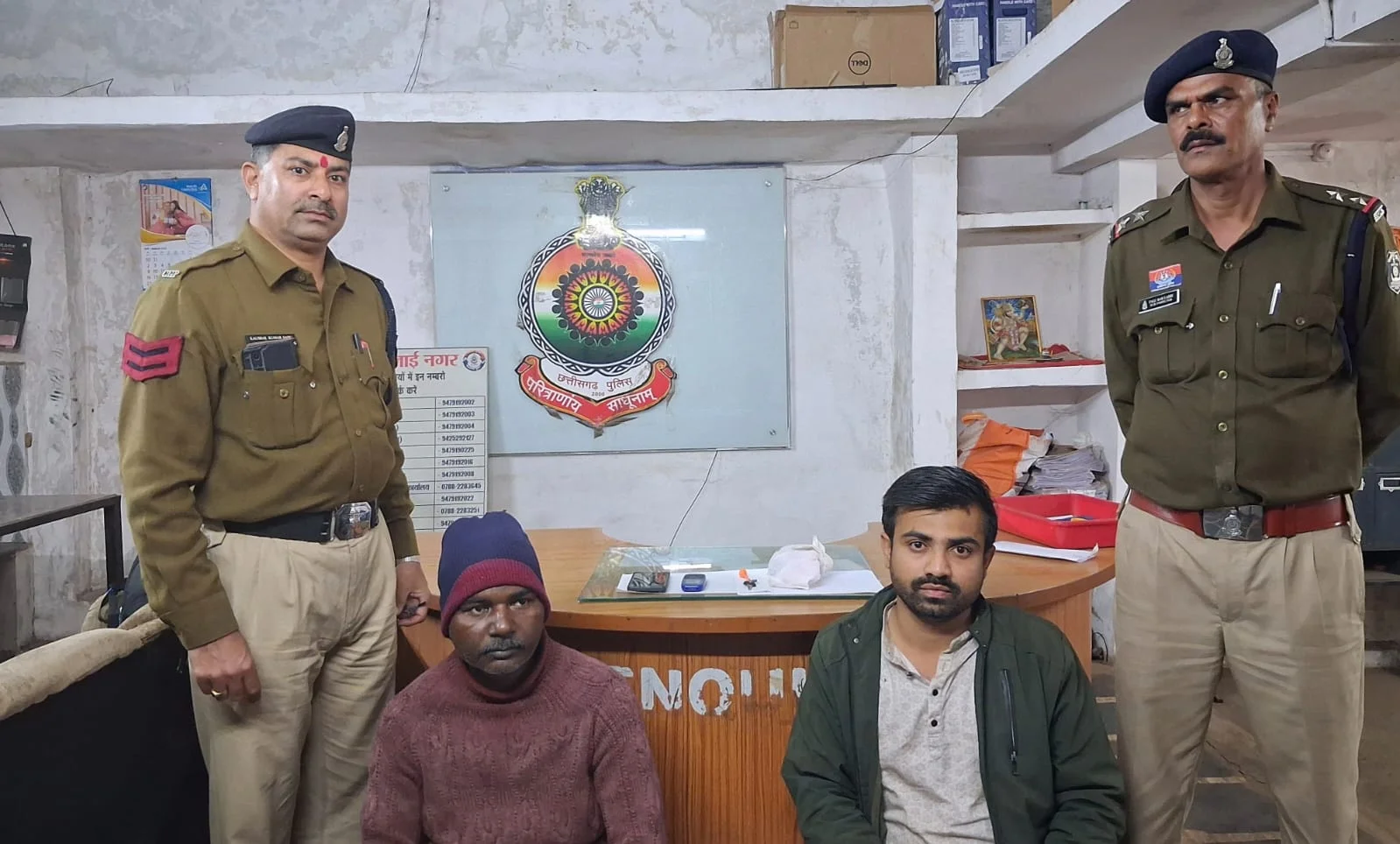 अफीम के अन्तर्राज्यीय नेटवर्क पर दुर्ग पुलिस की बड़ी कार्रवाई