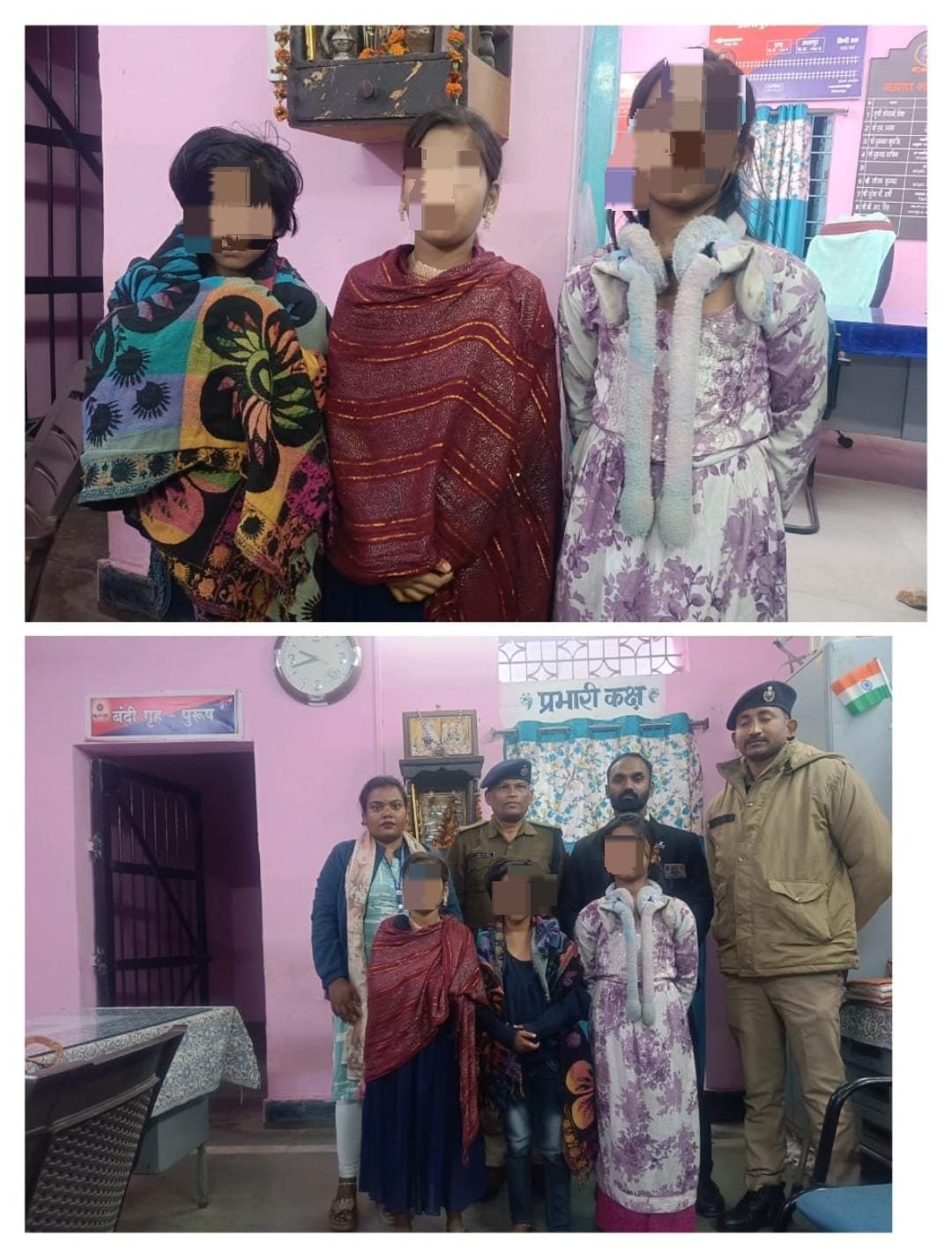 अर्जुन नगर से लापता तीन बालिकाएं सकुशल मिलीं बिलासपुर में, दुर्ग पुलिस की त्वरित कार्रवाई
