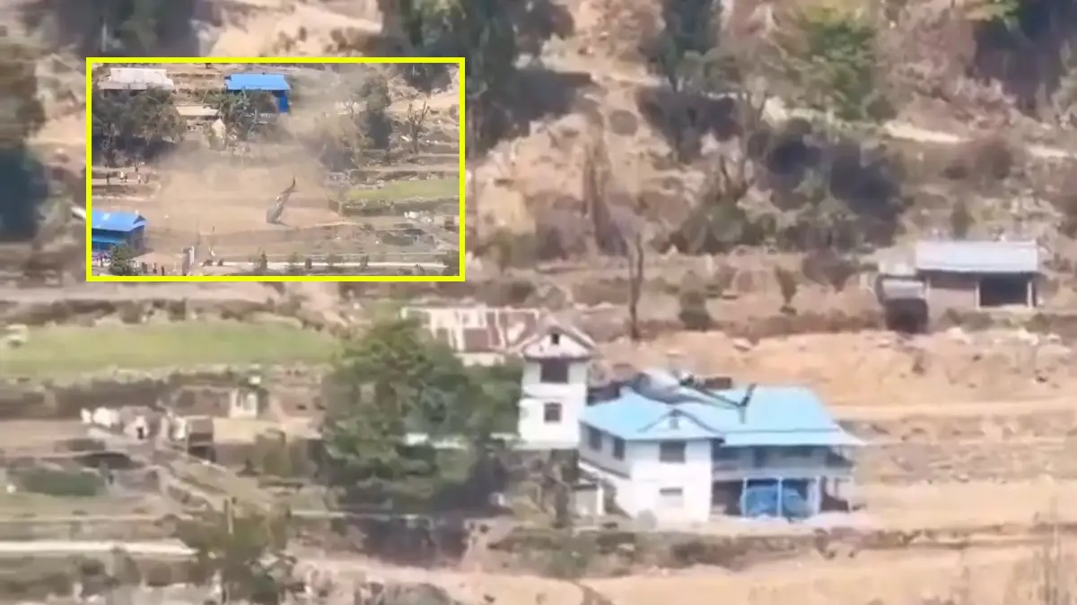 नेपाल के खोटांग में लैंडिंग के दौरान क्रैश हुआ हेलीकॉप्टर, बाल-बाल बचे लोग