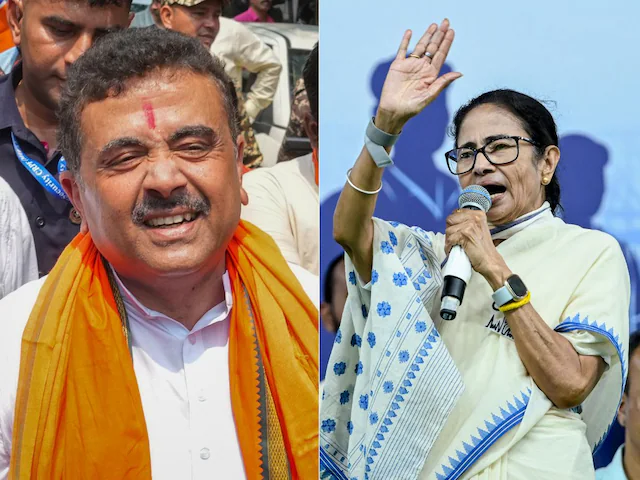भवानीपुर से नामांकन भरेंगी ममता बनर्जी, BJP से मुकाबले में सुवेंदु अधिकारी