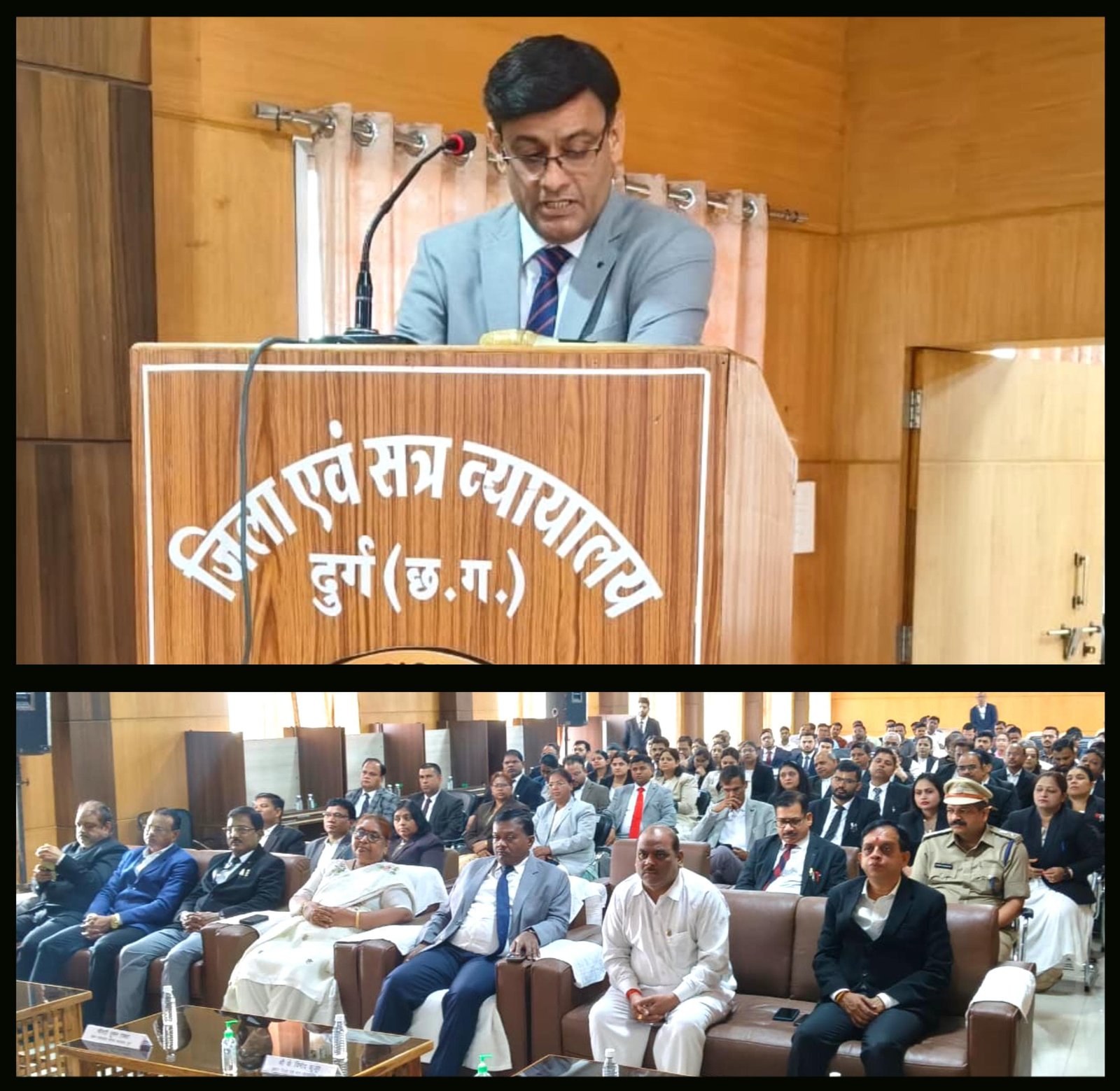 तकनीक से सुगम न्याय, विधि से सुनिश्चित निष्पक्षतारू दुर्ग जिला न्यायालय में ‘न्याय श्रुति नियम, 2025’ पर विधिक संगोष्ठी एवं डिजिटल साक्ष्य प्रदर्शनी आयोजित
