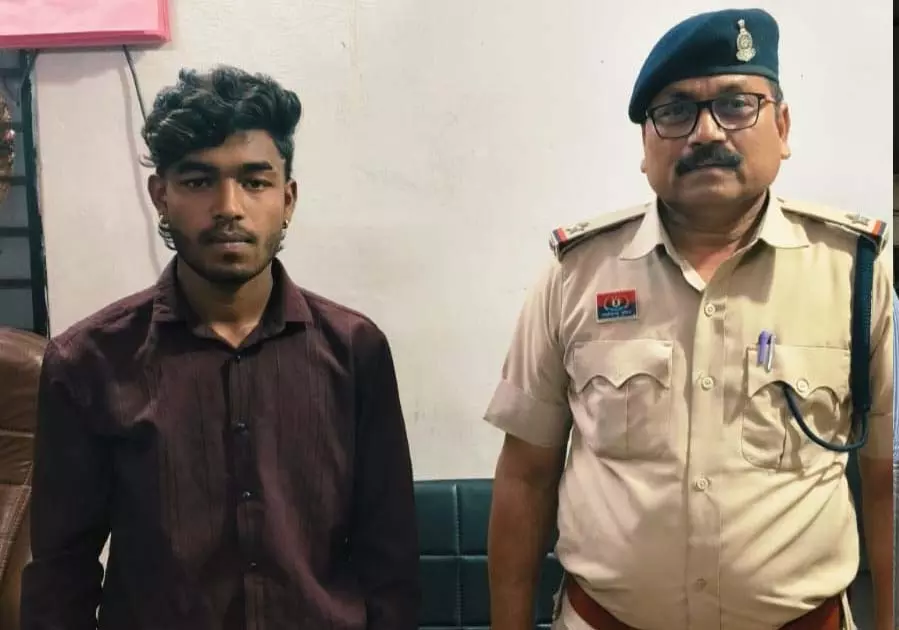 रायपुर में MD गिरफ्तार, कब्जे से चाकू बरामद
