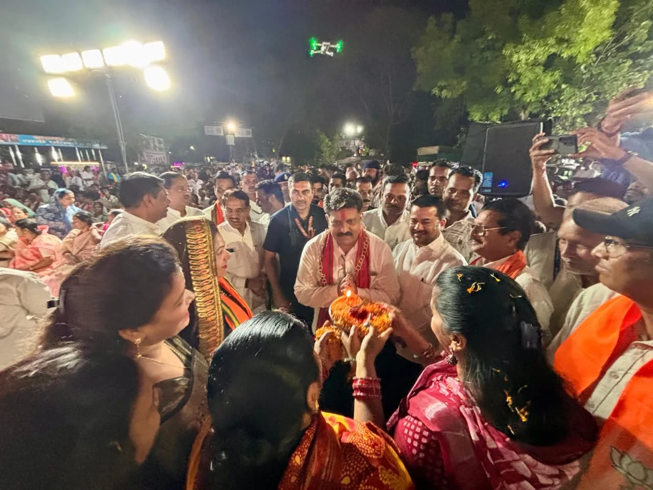 छत्तीसगढ़ सशस्त्र नक्सलवाद से मुक्ति पर उप मुख्यमंत्री विजय शर्मा का हुआ भव्य ऐतिहासिक अभिनंदन