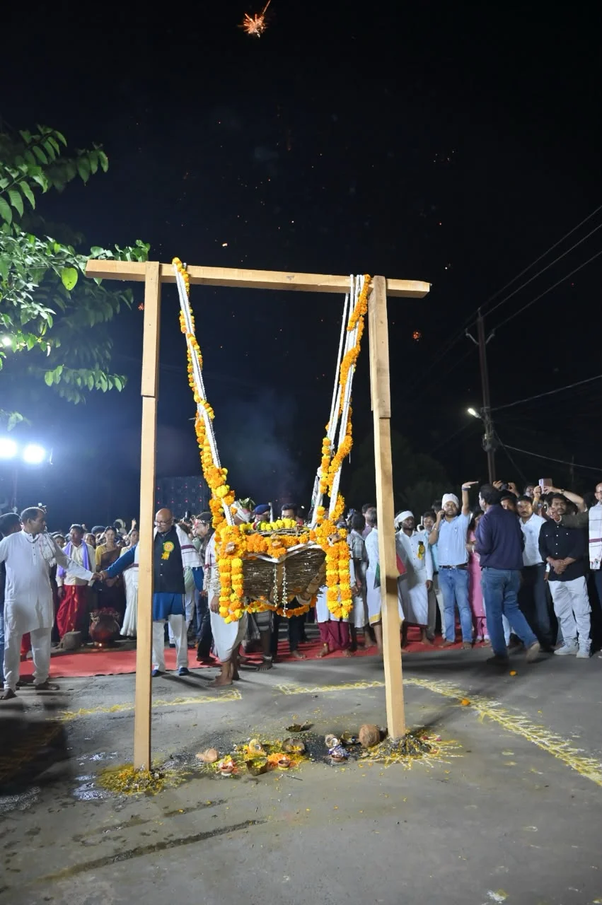 विश्व प्रसिद्ध बस्तर दशहरा पर्व मनाने के लिए अनुमति पूजा विधान में दिखी अपार उत्साह