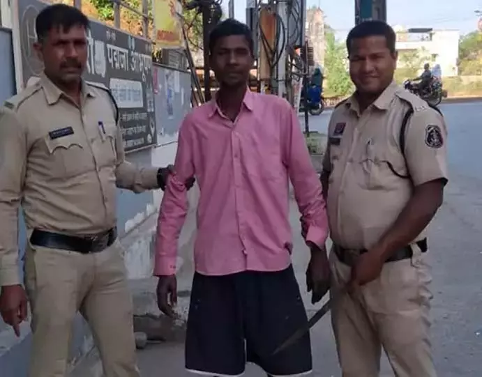 CG: न्यायधानी में तलवार लहराने वाला आरोपी गिरफ्तार