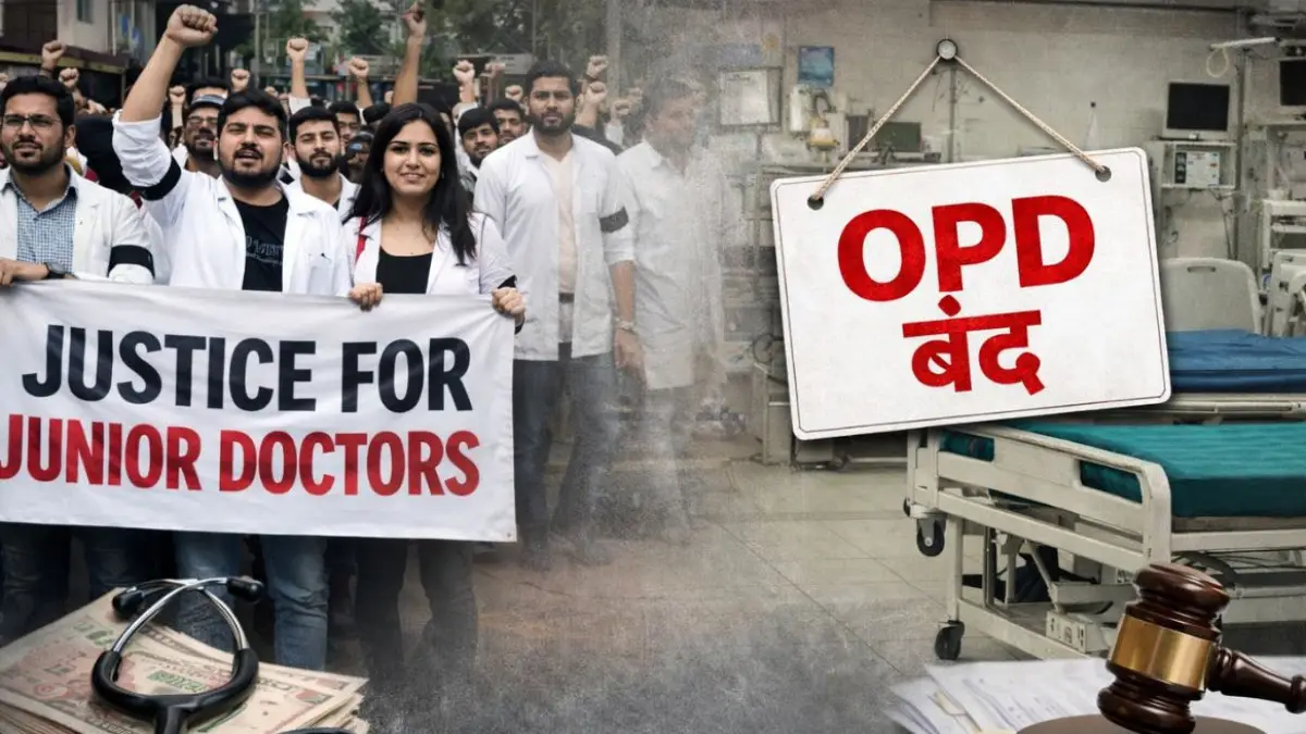 जूनियर डॉक्टर्स करेंगे हड़ताल: स्वास्थ्य सेवा हो सकती है प्रभावित, लंबित स्टाइपेंड लागू करने की मांग