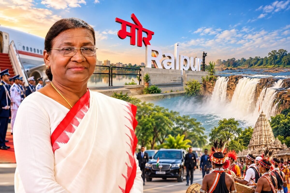 राष्ट्रपति द्रौपदी मुर्मु 22 अक्टूबर को आएंगी छत्तीसगढ़, रायपुर और जगदलपुर में कई कार्यक्रमों में होंगी शामिल