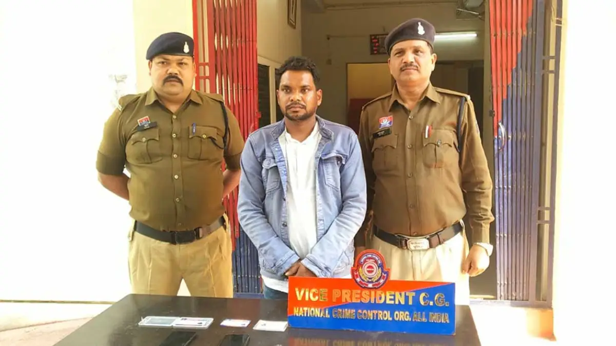 फर्जी CID अधिकारी बनकर धौंस जमाने वाला गिरफ्तार : स्कॉर्पियो पर लगा रखा था ‘NATIONAL CRIME CONTROL’ का बोर्ड