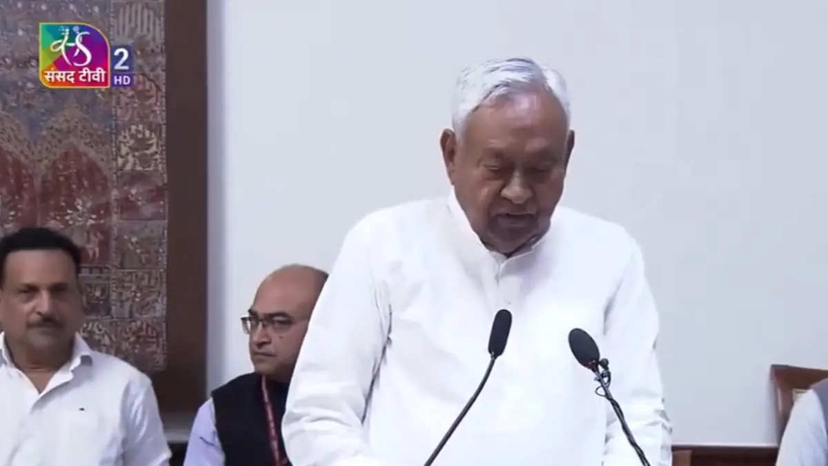 नीतीश कुमार की नई पारी शुरू: राज्यसभा सांसद के रूप में ली शपथ, जल्द छोड़ेंगे मुख्यमंत्री की कुर्सी